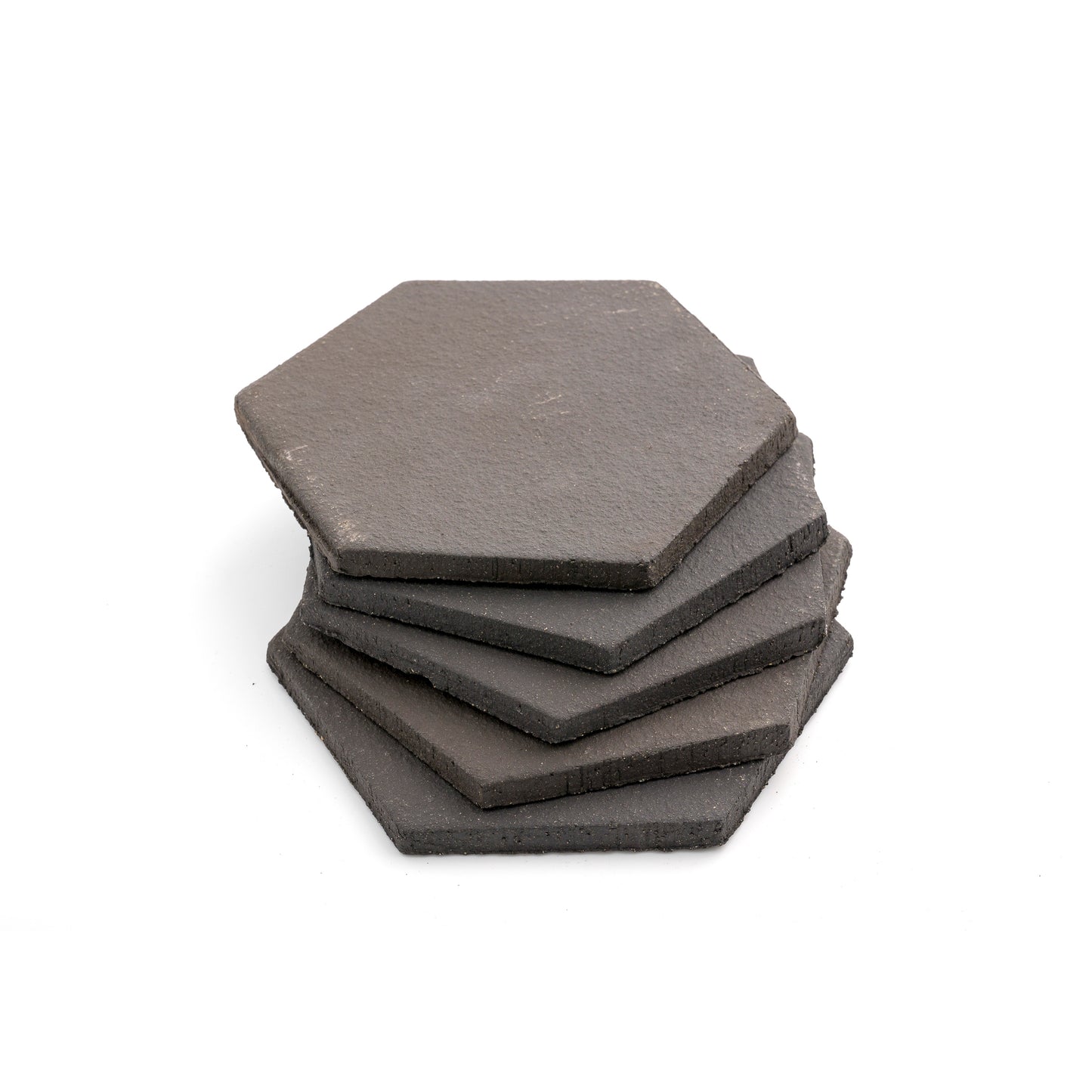 Black Terracotta 6 Inch Hexagon-Main Inventory-All Products,Solids,Terracotta-Riad Tile