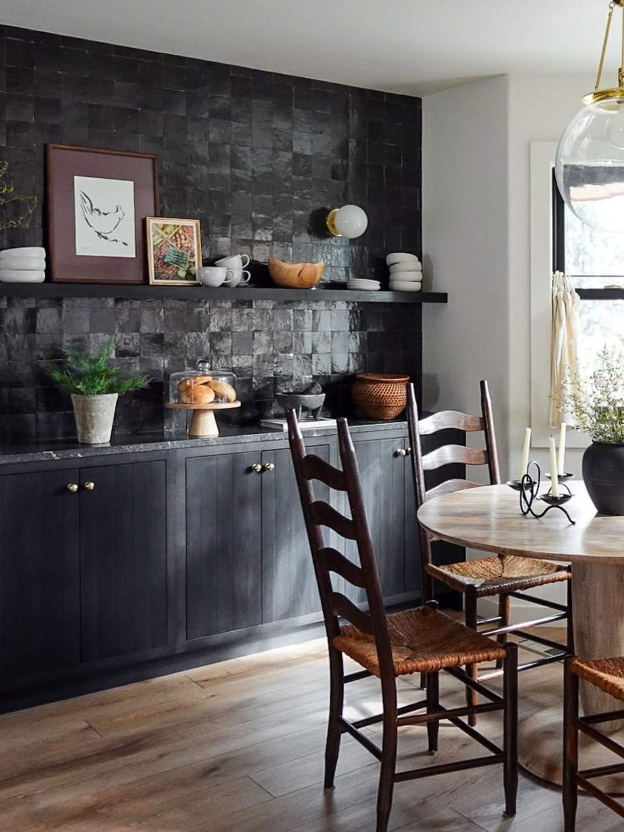 Black 4x4 Zellige Tile-Main Inventory-All Products,Solids,Zellige Tile-Riad Tile