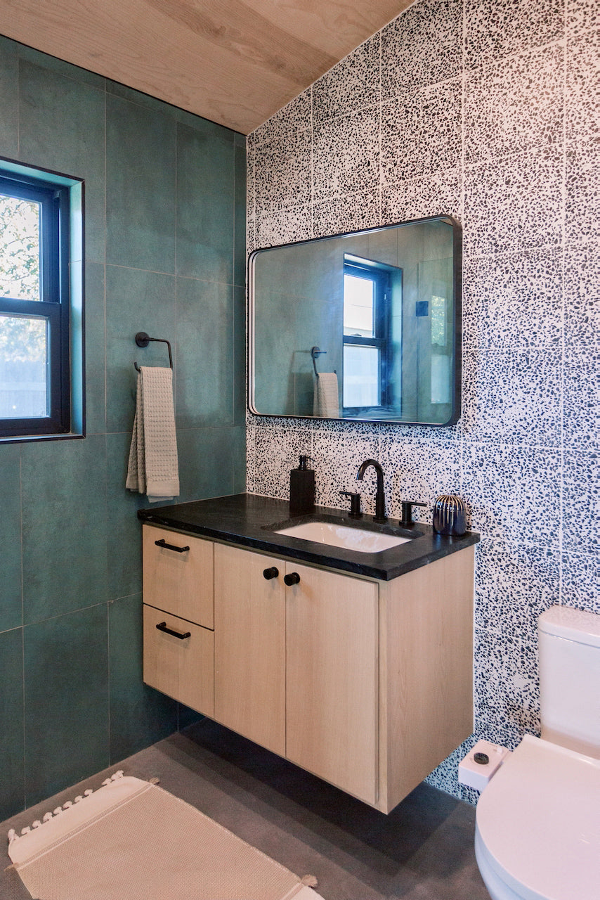 Black & White 12x12 Terrazzo Tile-Main Inventory-All Products,Terrazzo-Riad Tile