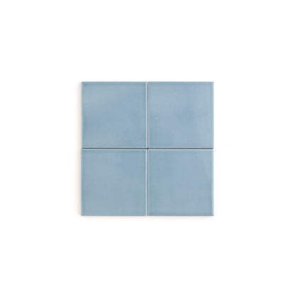 Bluesky 4x4 Ceramic Tile | Glossy-Main Inventory-All Products,Solids,Under 10-Riad Tile