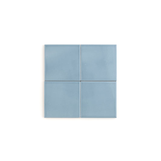 Bluesky 4x4 Ceramic Tile | Glossy-Main Inventory-All Products,Solids,Under 10-Riad Tile