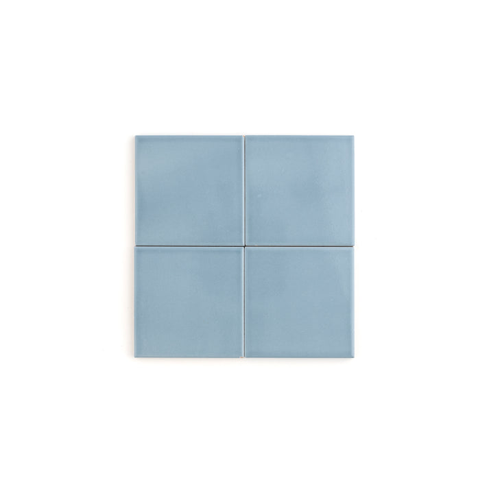 Bluesky 4x4 Ceramic Tile | Glossy-Main Inventory-All Products,Solids,Under 10-Riad Tile