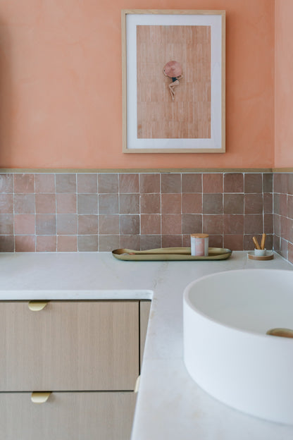 Blush 4x4 Zellige Tile-Main Inventory-All Products,Solids,Zellige Tile-Riad Tile