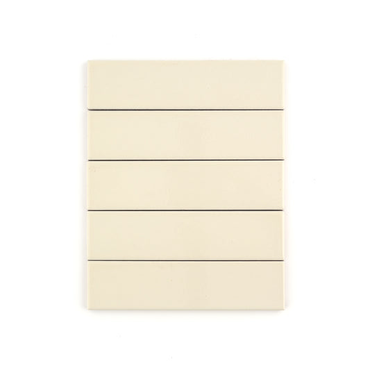 Bone 2x8 Ceramic Tile | Glossy-Main Inventory-All Products,Neutral Ceramic,Solids,Under 10-Riad Tile