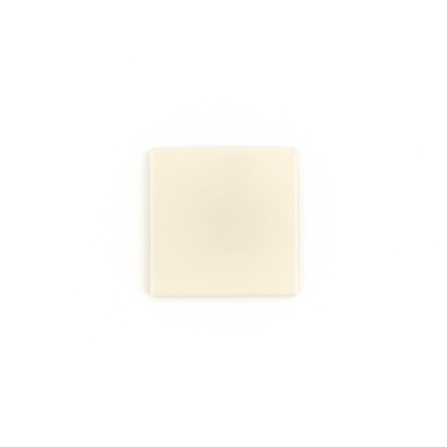 Sample: Bone 4x4 Ceramic Tile | Glossy (1 sample tile)-Sample-Sample-Riad Tile