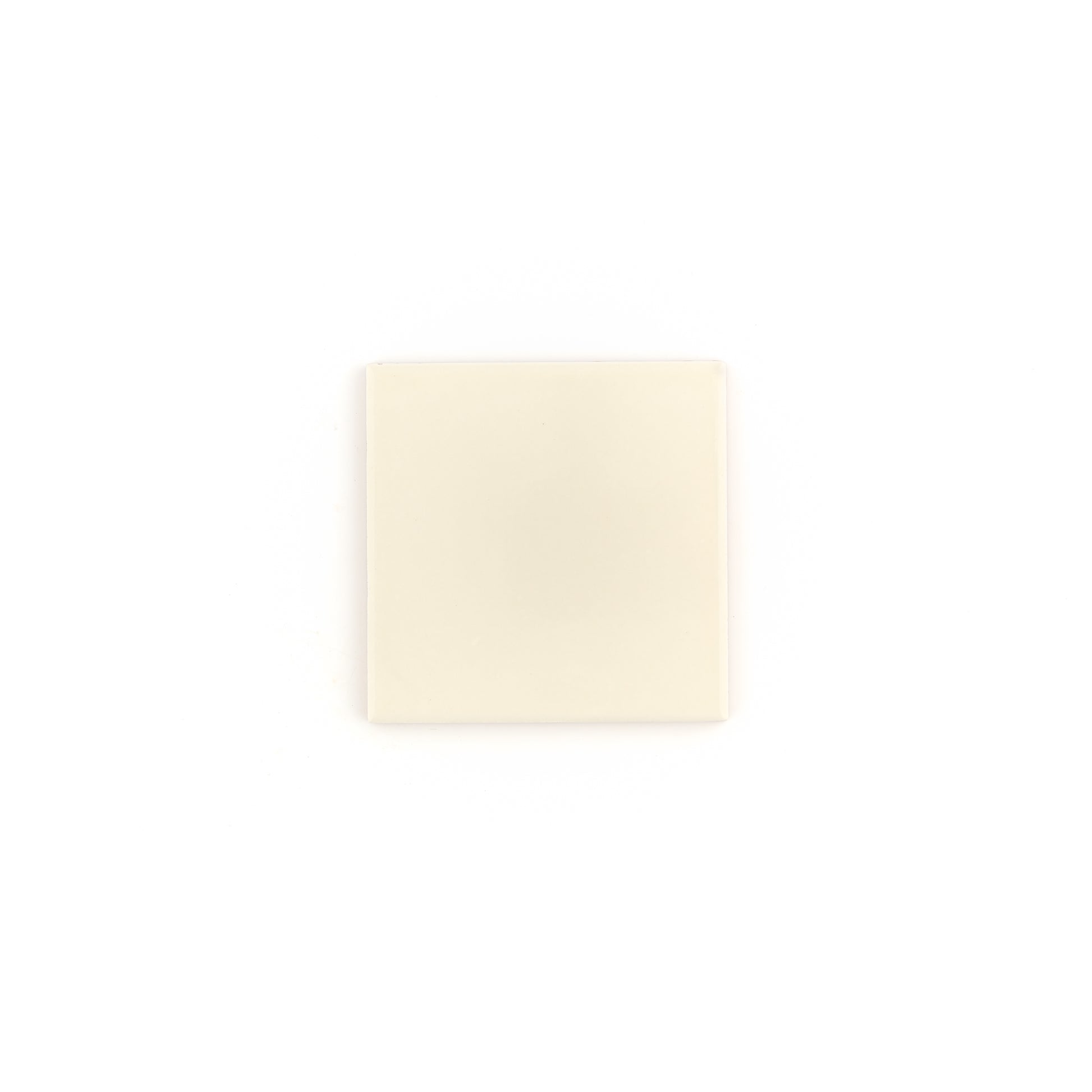 Sample: Bone 4x4 Ceramic Tile | Glossy (1 sample tile)-Sample-Sample-Riad Tile