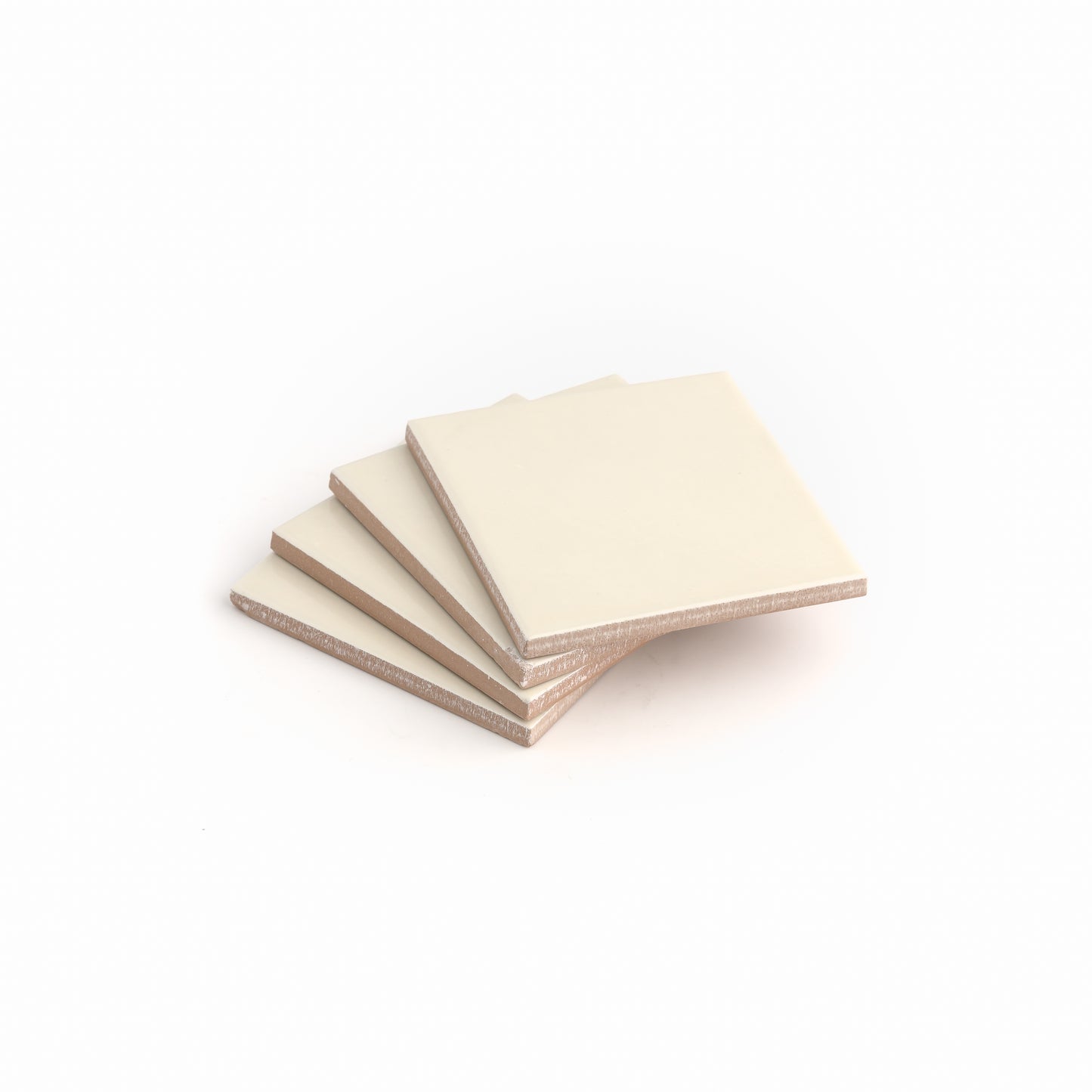Bone 4x4 Ceramic Tile | Glossy-Main Inventory-All Products,Neutral Ceramic,Solids,Under 10-Riad Tile