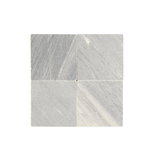 Bardiglio Grey Light 6x6 Marble Tile | Tumbled-Main Inventory-All Products,Natural Stone,New Arrivals-Riad Tile