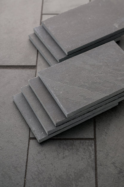 Black 24x24 Brazilian Slate-Main Inventory-All Products,Natural Stone,Under 10-Riad Tile