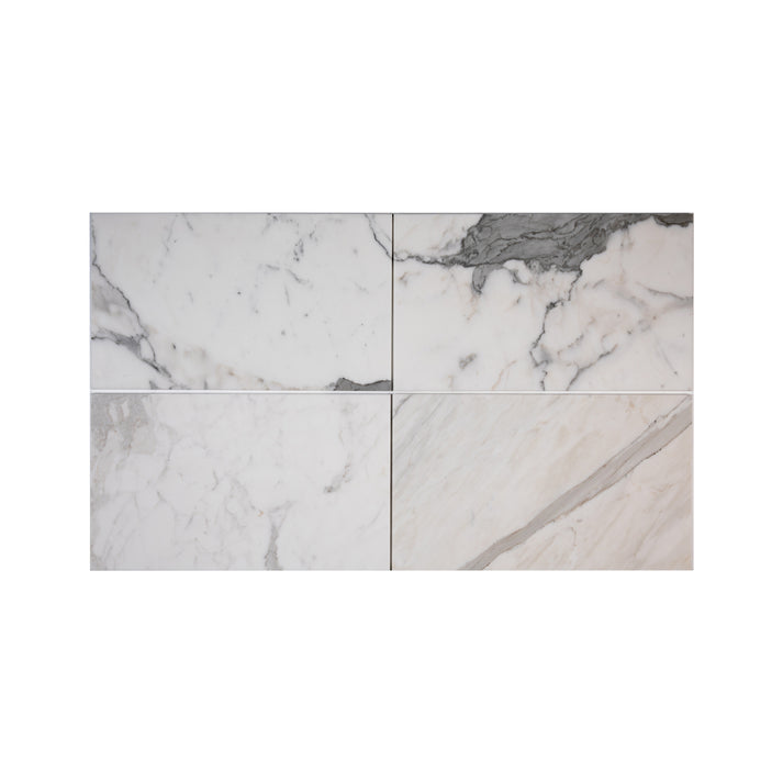 Calacatta Gold 12x24 Subway Marble Tile | Honed-Main Inventory-All Products,Natural Stone-Riad Tile