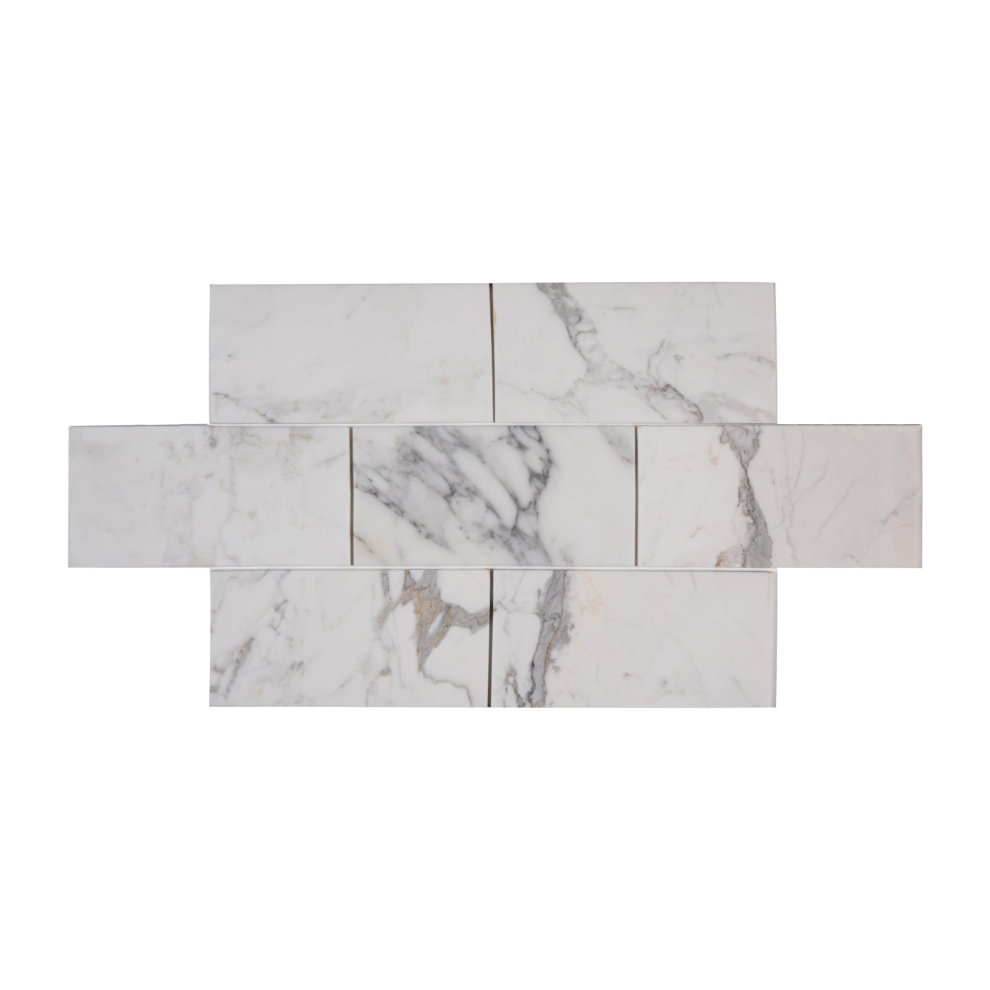 Calacatta Gold 3x6 Subway Marble Tile | Honed-Main Inventory-All Products,Natural Stone-Riad Tile