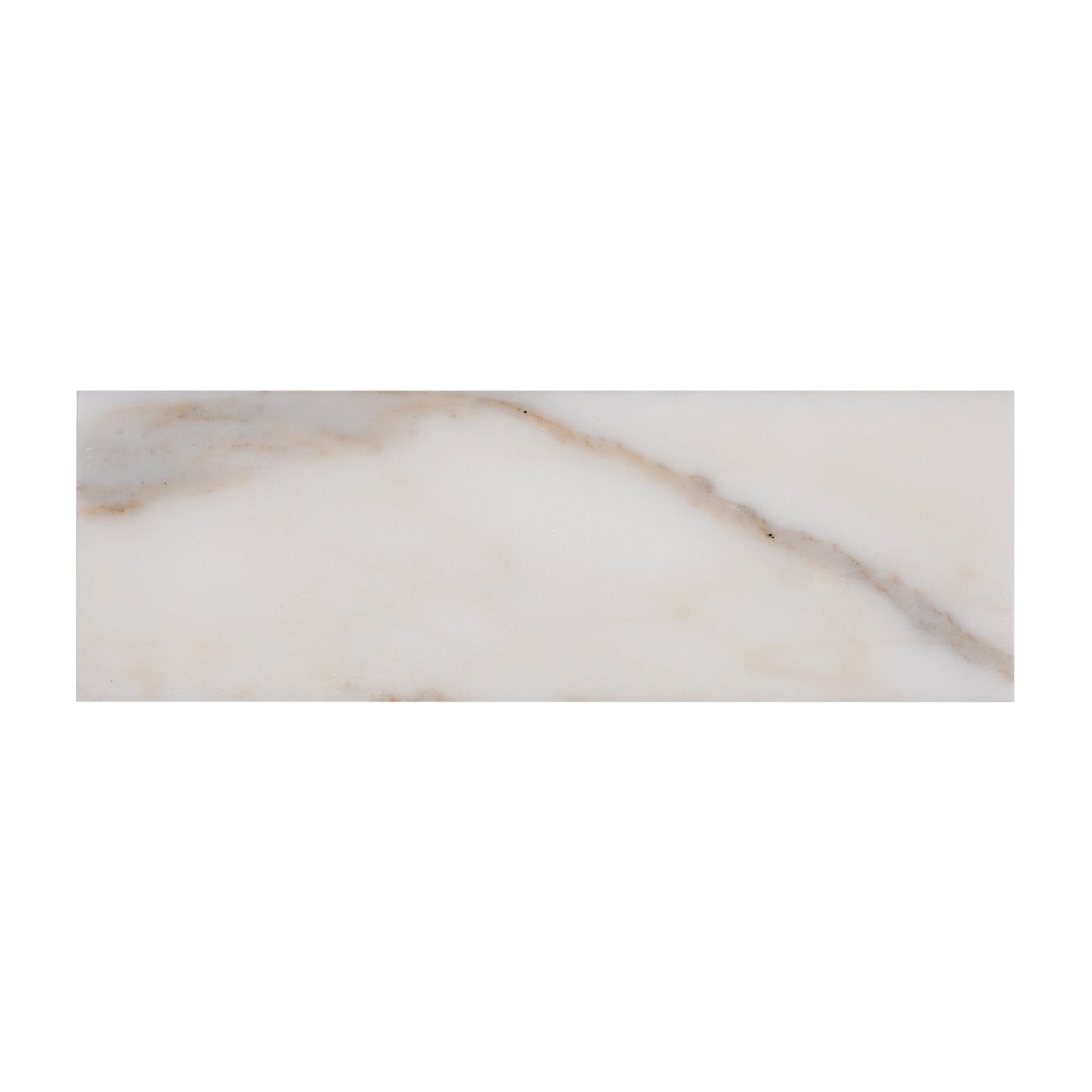 Sample: Calacatta Gold 4x12 Subway Marble Tile | Honed (Sample 2 4x6)-Sample-Sample-Riad Tile