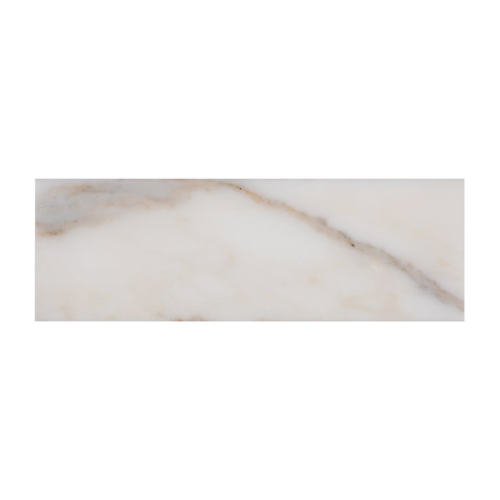 Sample: Calacatta Gold 4x12 Subway Marble Tile | Honed (Sample 2 4x6)-Sample-Sample-Riad Tile