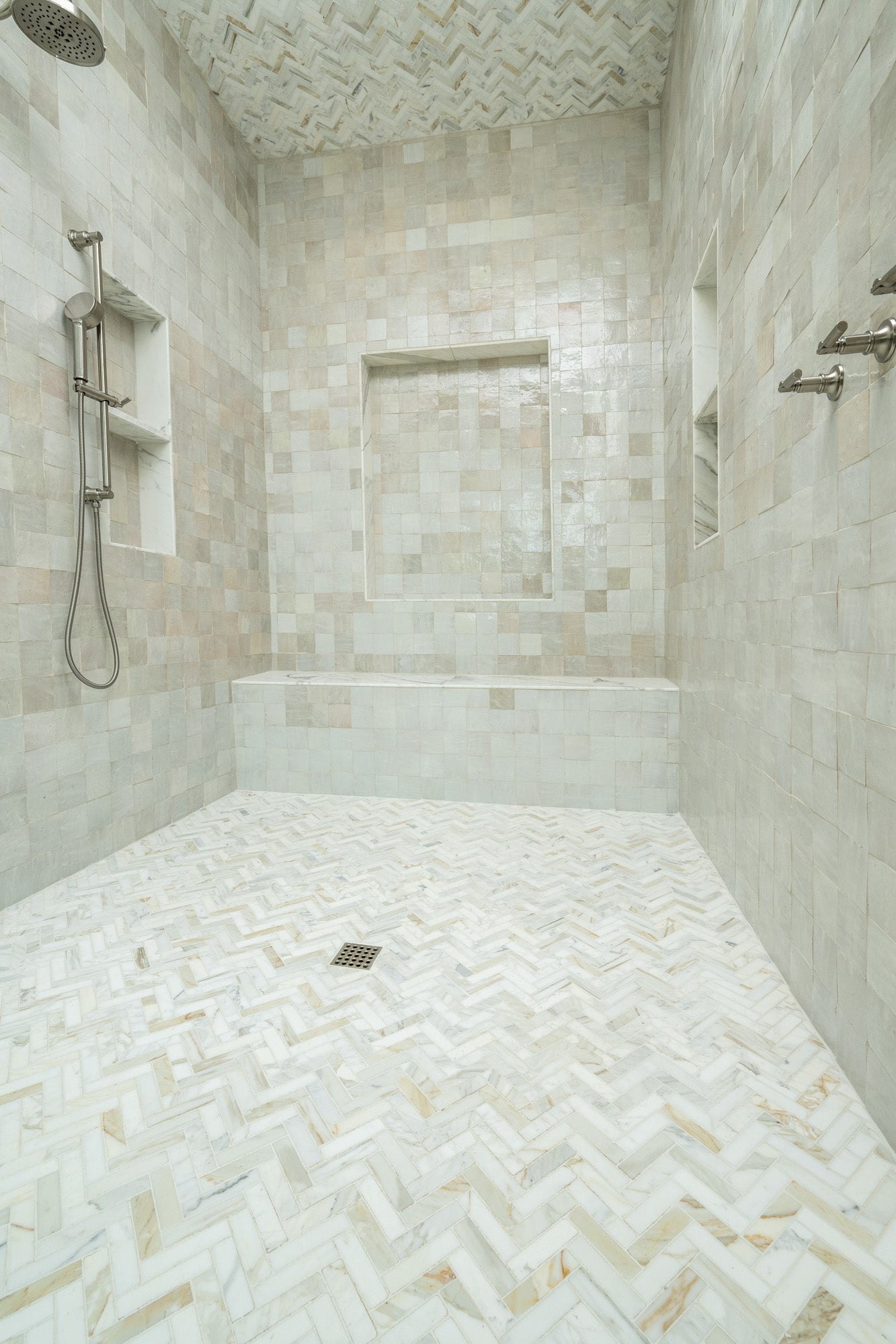 Casablanca Gold 1x4 Herringbone Marble Tile | Honed-Main Inventory-All Products,Natural Stone-Riad Tile
