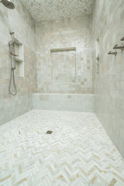 Casablanca Gold 1x4 Herringbone Marble Tile | Honed-Main Inventory-All Products,Natural Stone-Riad Tile