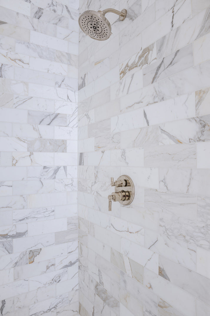 Calacatta Gold 4x12 Subway Marble Tile | Honed-Main Inventory-All Products,Natural Stone-Riad Tile