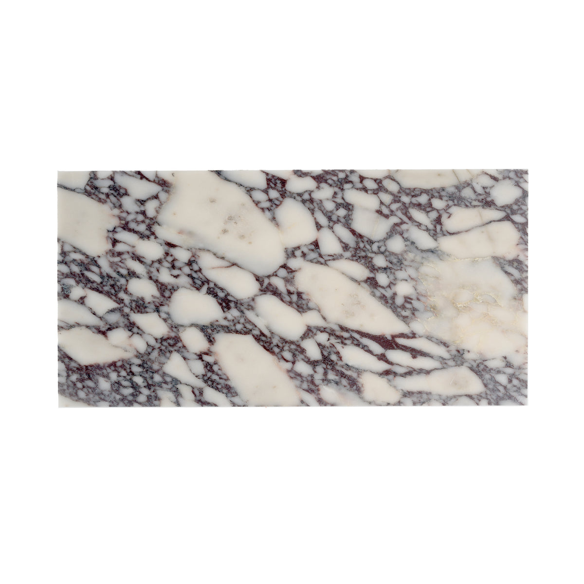 Calacatta Viola 12x24 Subway Marble Tile | Honed
