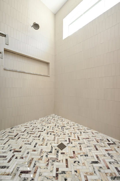 Calacatta Viola 1x4 Herringbone Mosaic Marble Tile | Honed-Main Inventory-All Products,Natural Stone-Riad Tile