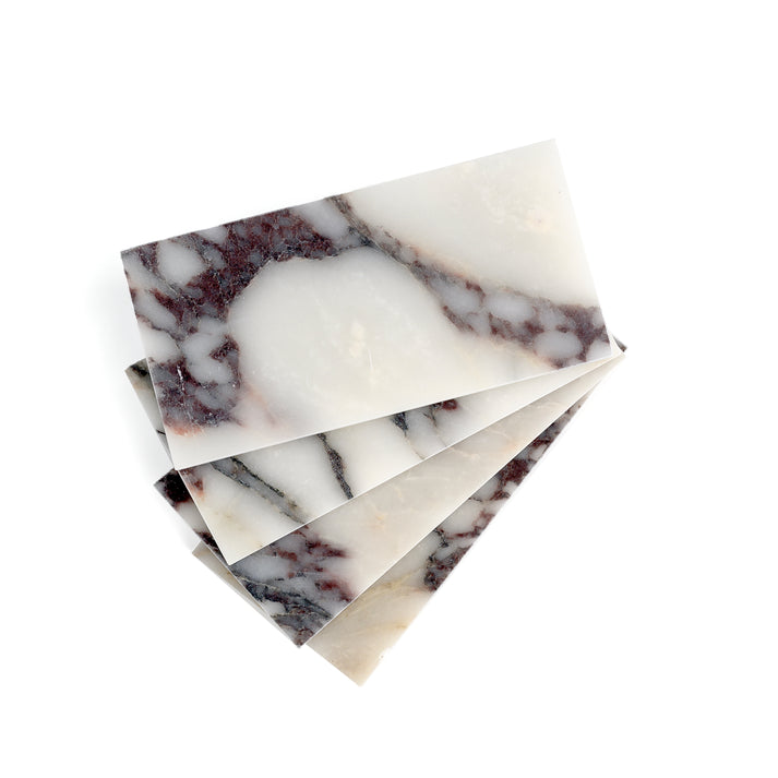 Calacatta Viola 3x6 Subway Marble Tile | Honed-Main Inventory-All Products,Natural Stone-Riad Tile