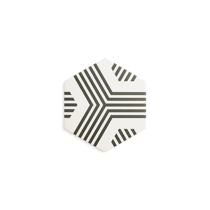 Scout White & Black Ceramic Tile-Main Inventory-All Products,Patterns,Under 10-Riad Tile