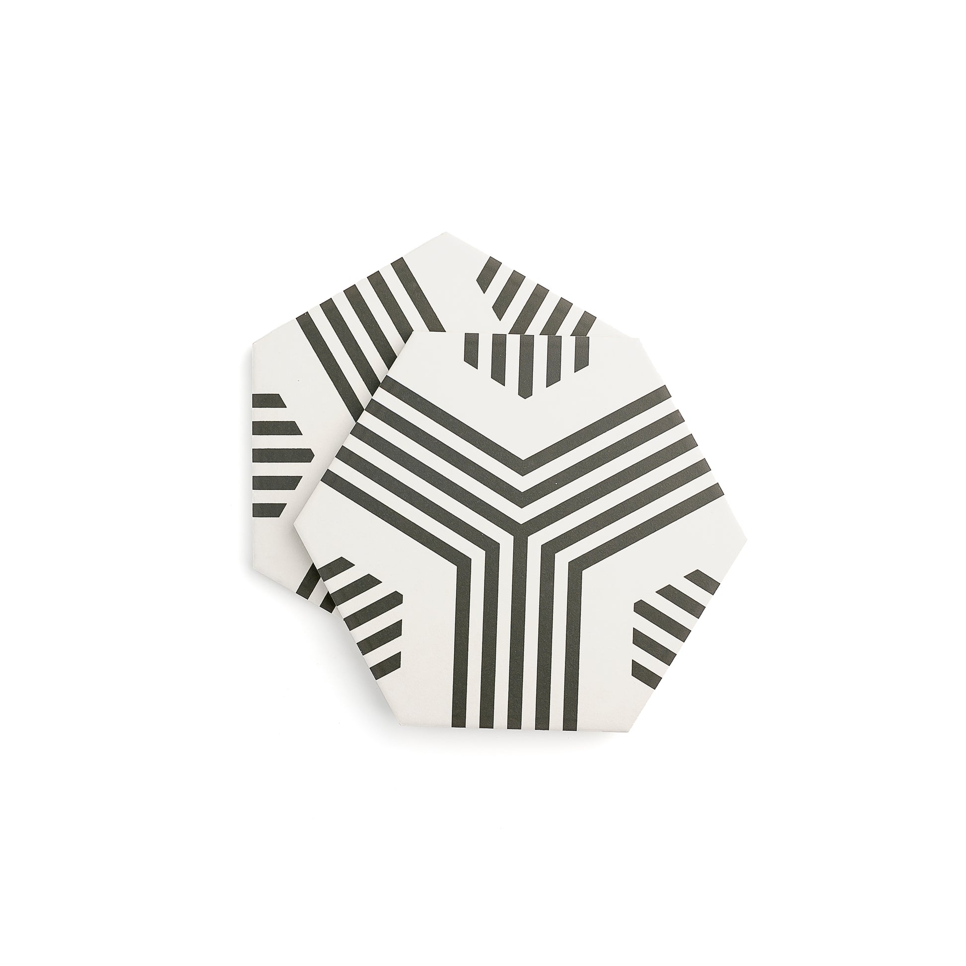 Scout White & Black Ceramic Tile-Main Inventory-All Products,Patterns,Under 10-Riad Tile