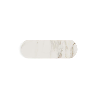 Calacatta Gold 3x9 Oval Marble Tile | Honed-Main Inventory-All Products,Natural Stone-Riad Tile