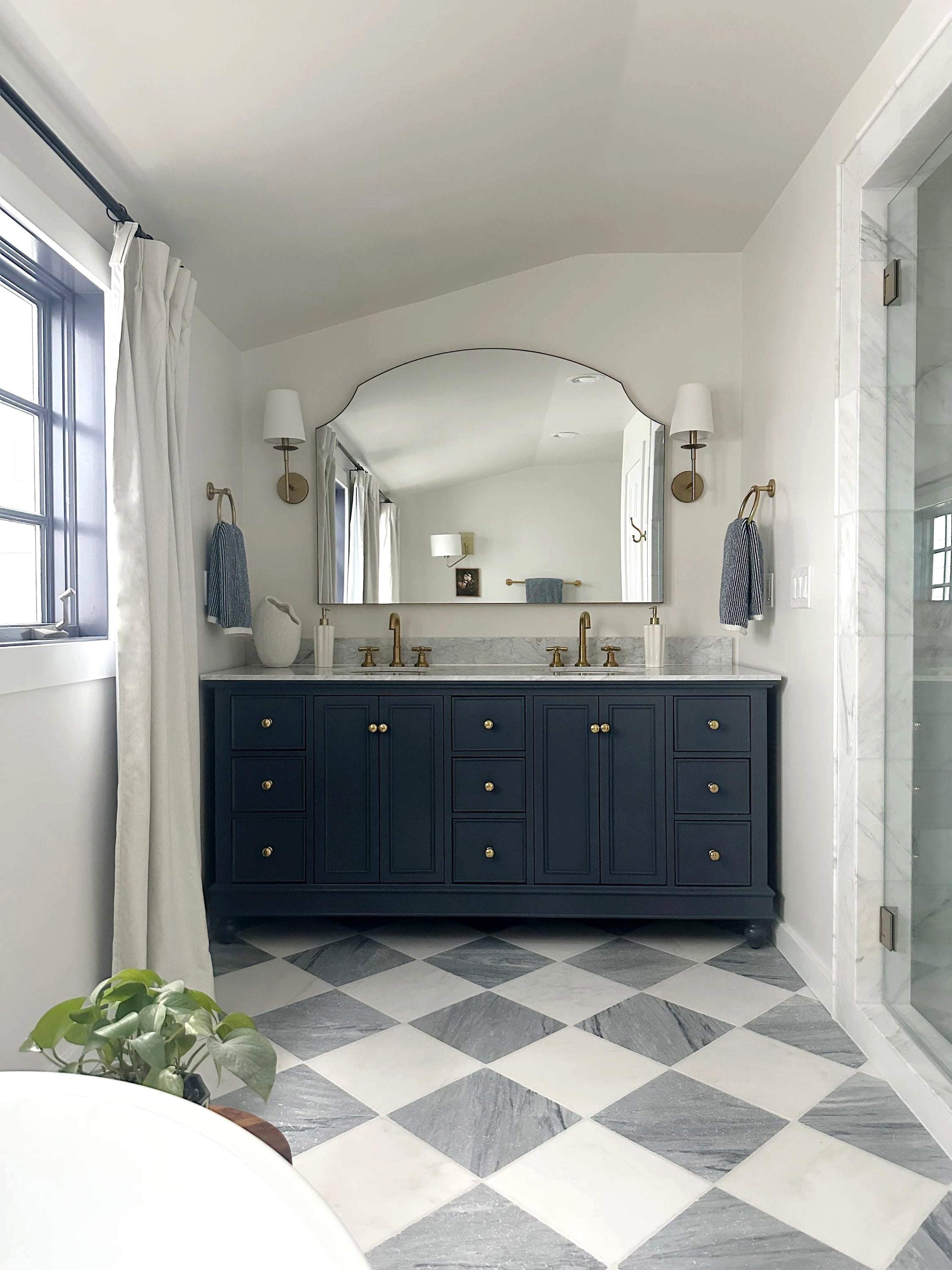 Casablanca Carrara & Bardiglio Grey Light 12x12 Marble | Honed – Checkerboard Bundle-Main Inventory-All Products,Checkerboard,Natural Stone-Riad Tile