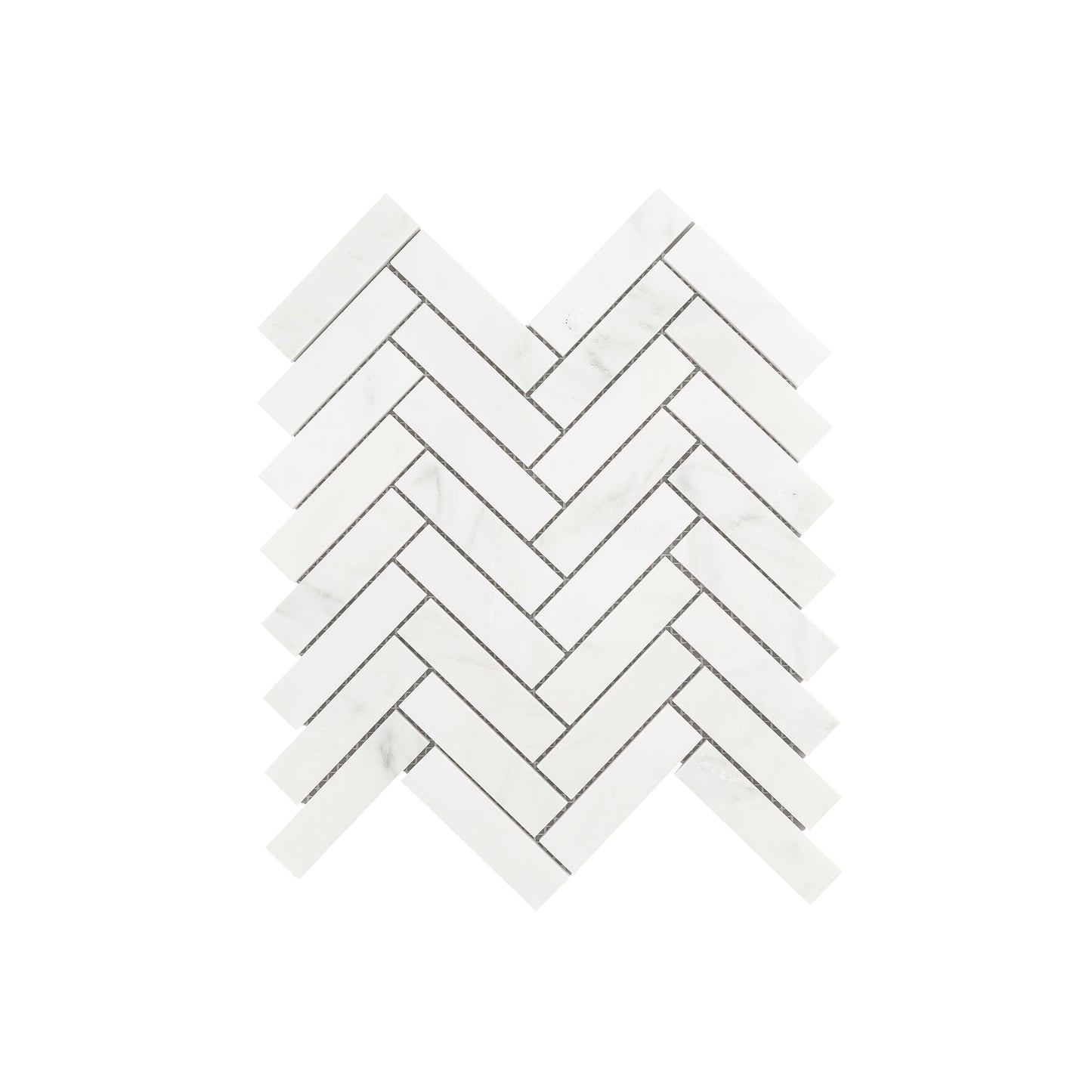 Casablanca Carrara 1x4 Herringbone Mosaic Marble Tile | Honed-Main Inventory-All Products,Natural Stone-Riad Tile