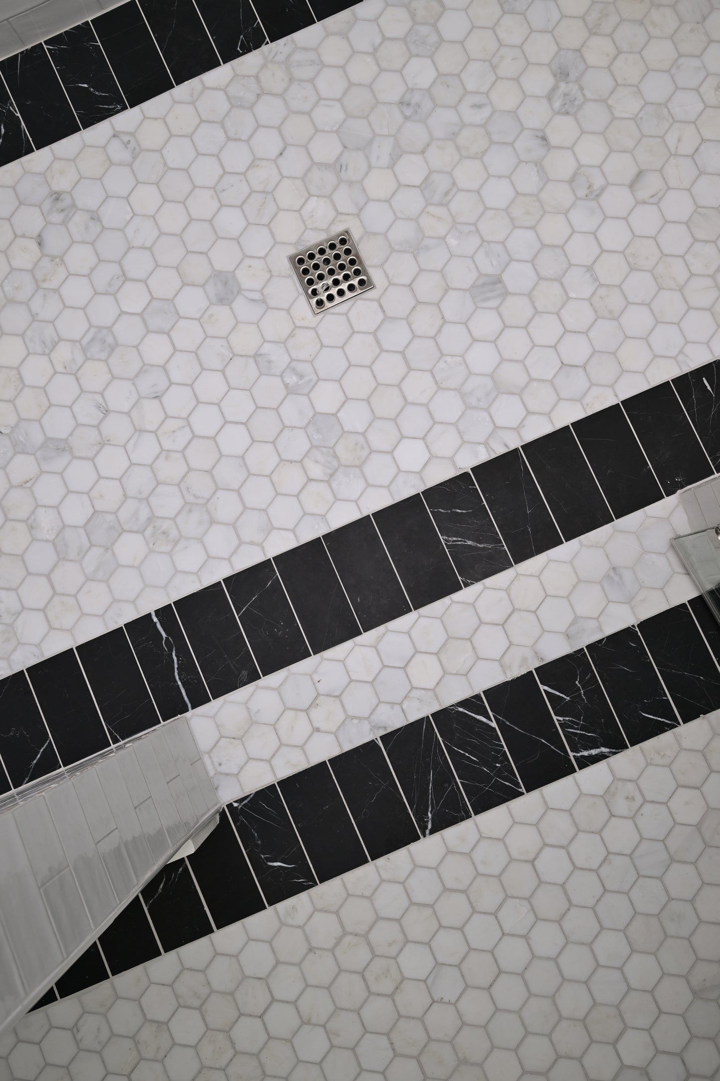 Casablanca Carrara 2 Inch Hexagon Mosaic Marble Tile | Honed-Main Inventory-All Products,Natural Stone-Riad Tile