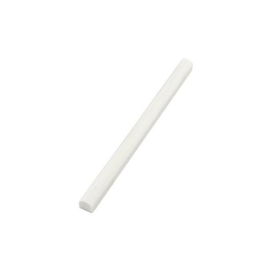Casablanca Carrara 3/4" Pencil Trim Round Marble Tile | Honed-Main Inventory-All Products,Natural Stone-Riad Tile