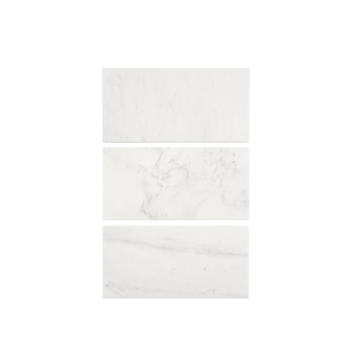 Casablanca Carrara 6x12 Subway Marble Tile | Honed-Main Inventory-All Products,Natural Stone-Riad Tile