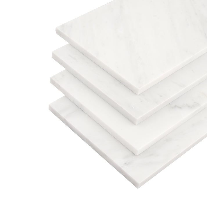 Casablanca Carrara 6x12 Subway Marble Tile | Honed-Main Inventory-All Products,Natural Stone-Riad Tile