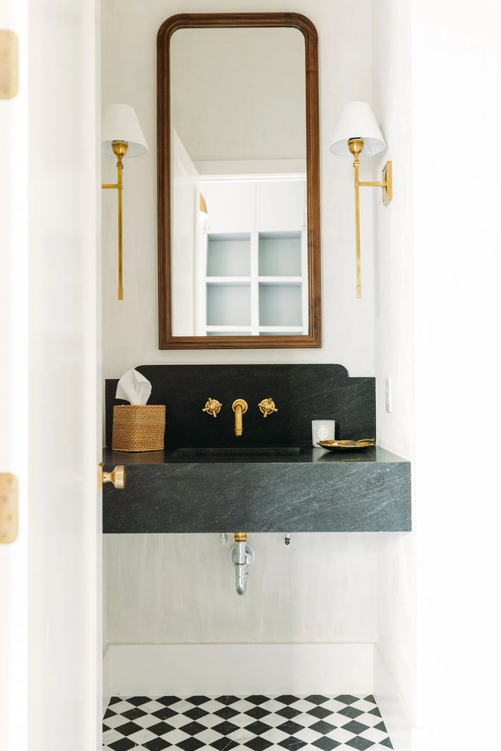 Casablanca Carrara & Nero Marquina 3 Inch Checkerboard Mosaic Marble Tile | Honed-Main Inventory-All Products,Checkerboard,Natural Stone-Riad Tile