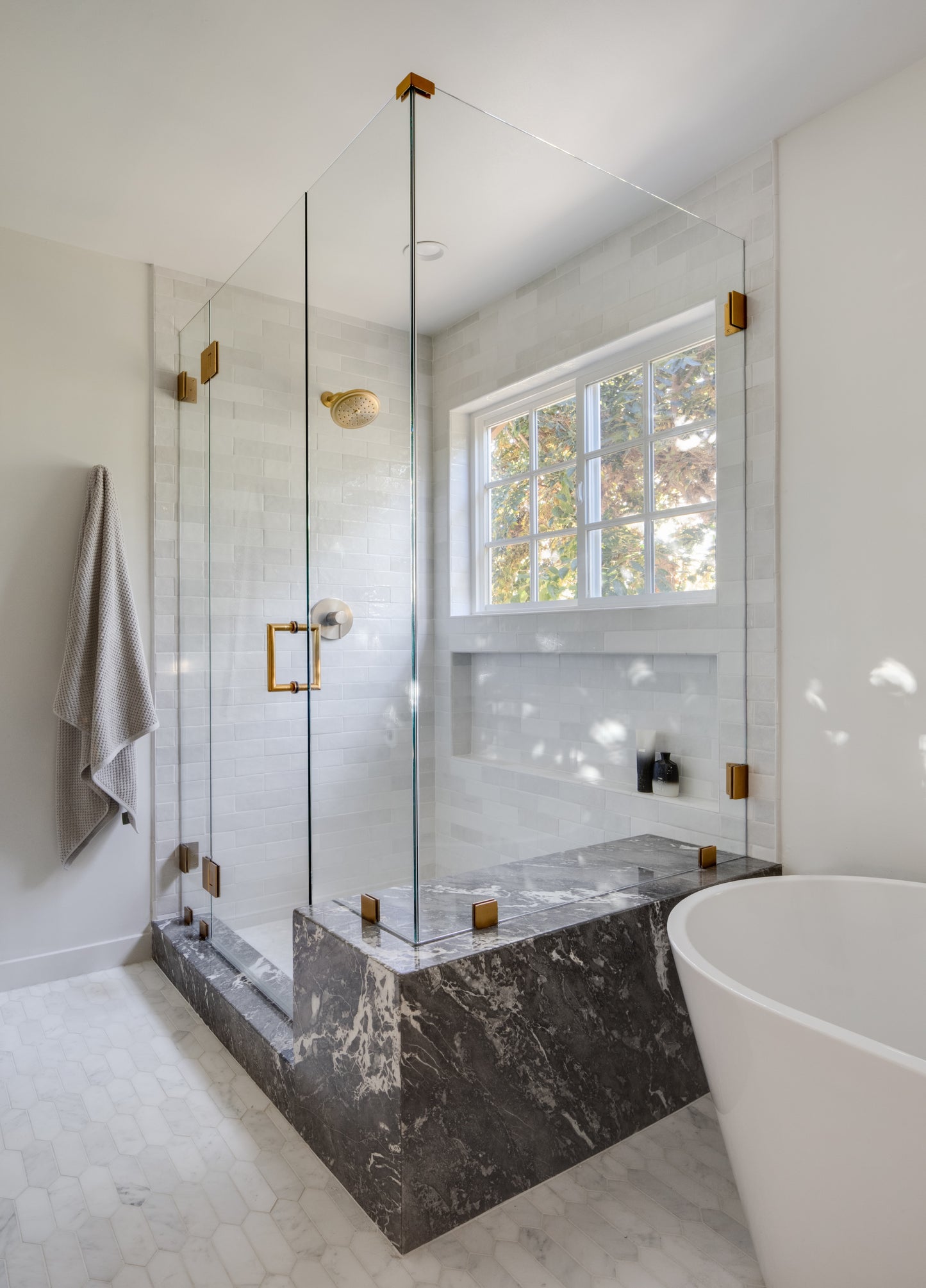 Casablanca Carrara Pickett Mosaic Marble Tile | Honed-Main Inventory-All Products,Natural Stone-Riad Tile