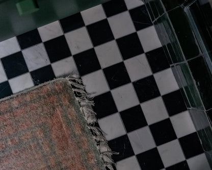 Casablanca Carrara & Nero Marquina 3 Inch Checkerboard Mosaic Marble Tile | Honed-Main Inventory-All Products,Checkerboard,Natural Stone-Riad Tile