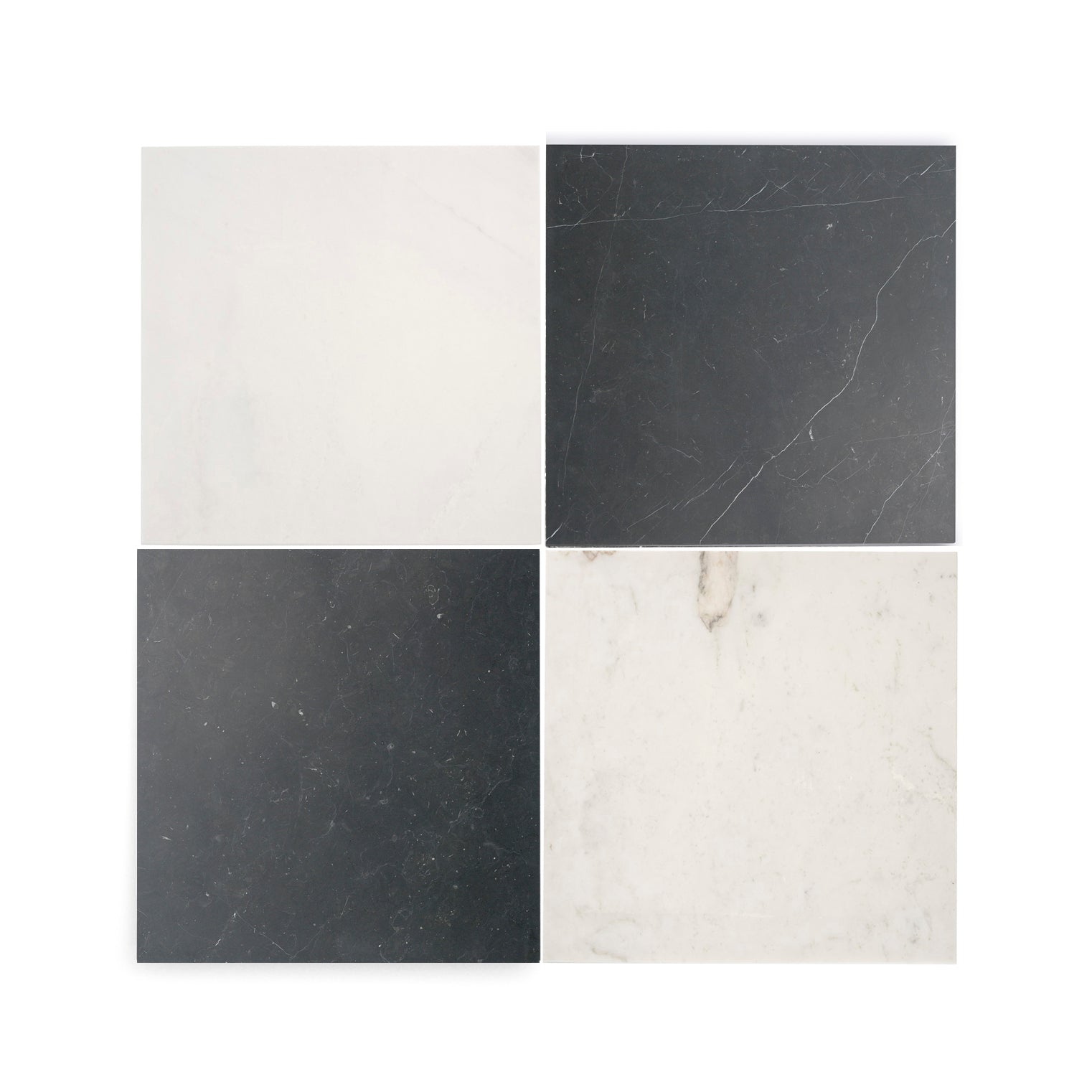 Casablanca Gold & Nero Marquina 12x12 Marble | Honed – Checkerboard Bundle