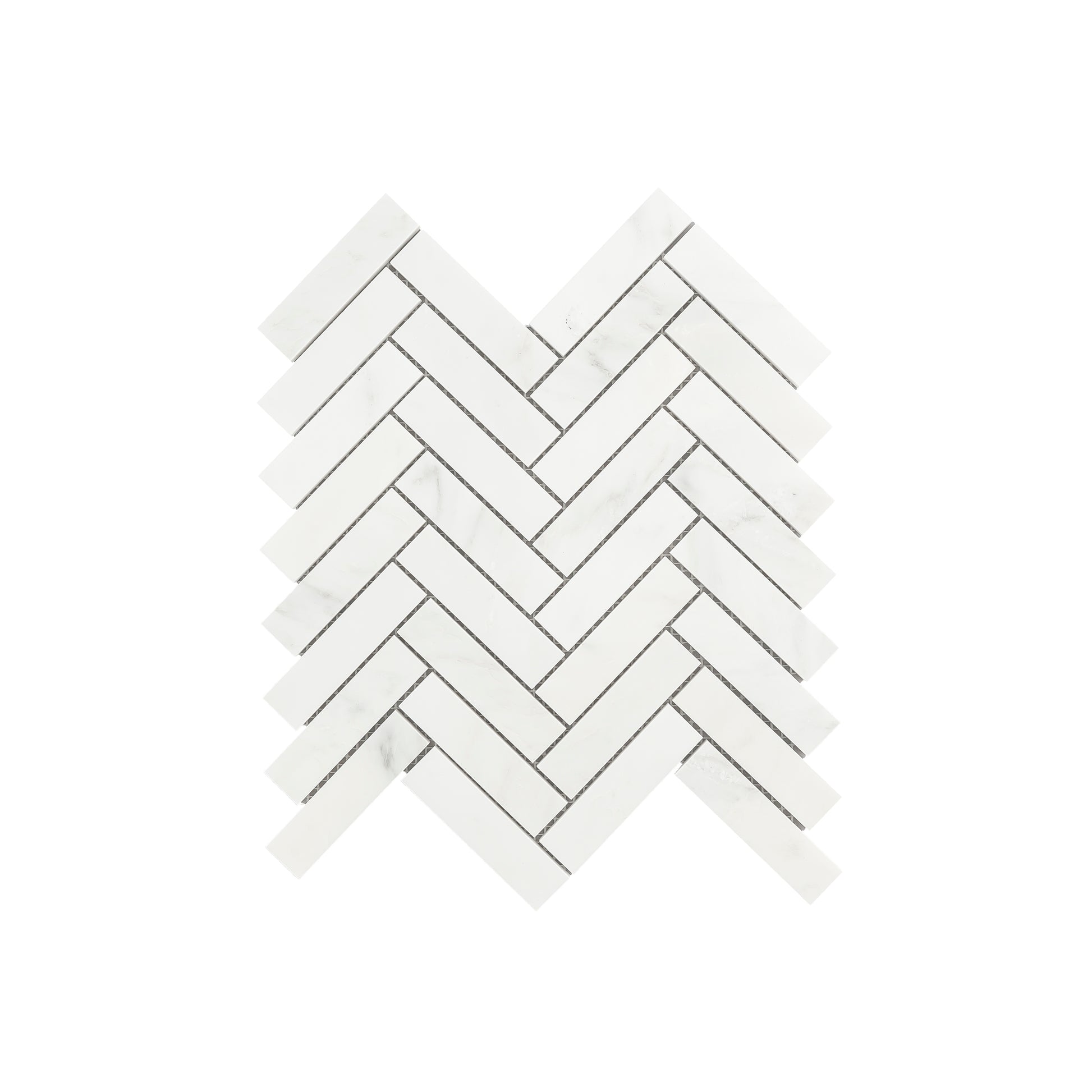 Casablanca Carrara 1x4 Herringbone Mosaic Marble Tile | Honed-Main Inventory-All Products,Natural Stone-Riad Tile