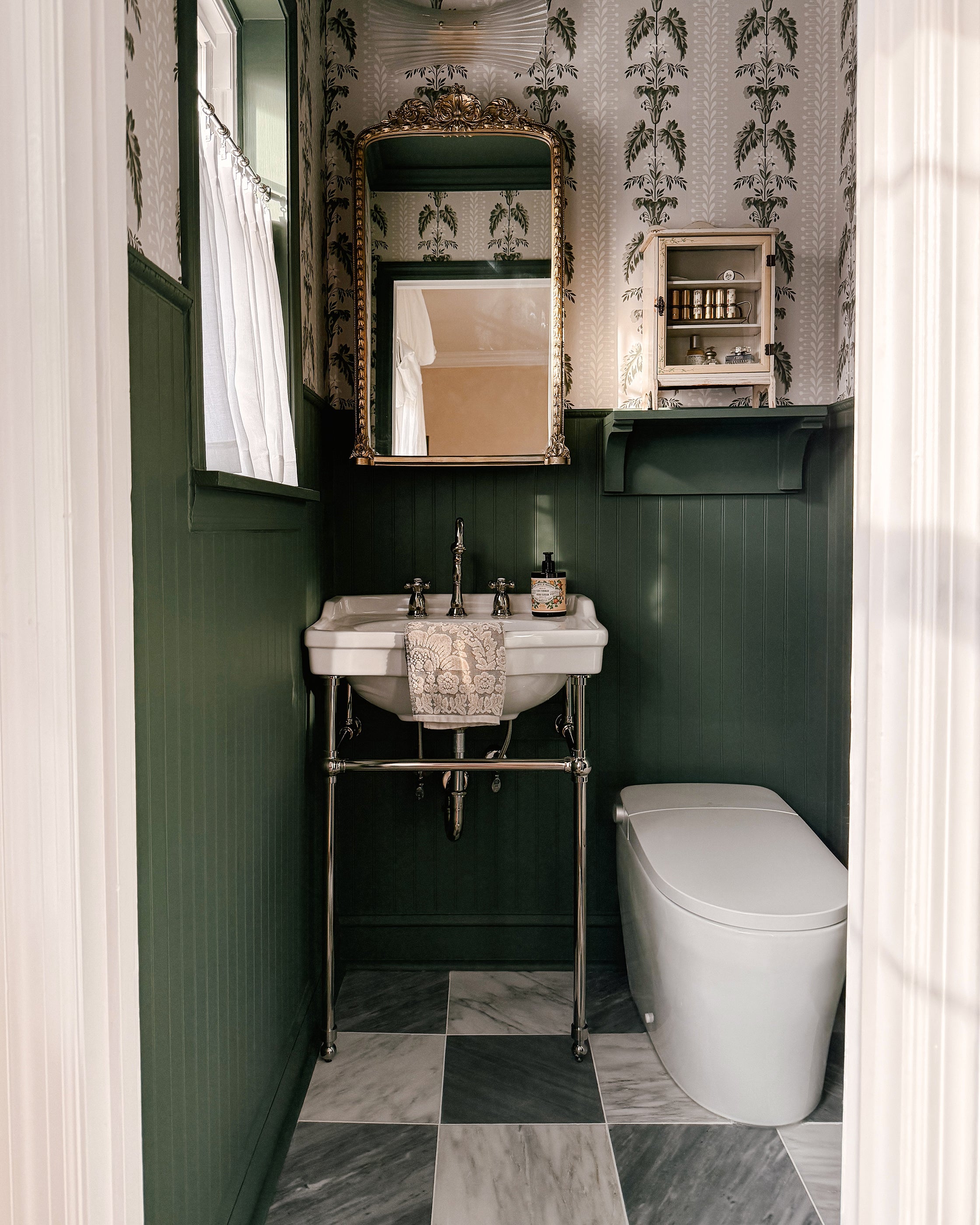 Casablanca Carrara & Bardiglio Grey Light 12x12 Marble | Honed – Checkerboard Bundle-Bathroom floor, Checkerboard,Natural Stone-Riad Tile