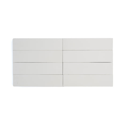 White 2x8 Cement Tile-Main Inventory-All Products,Solids-Riad Tile