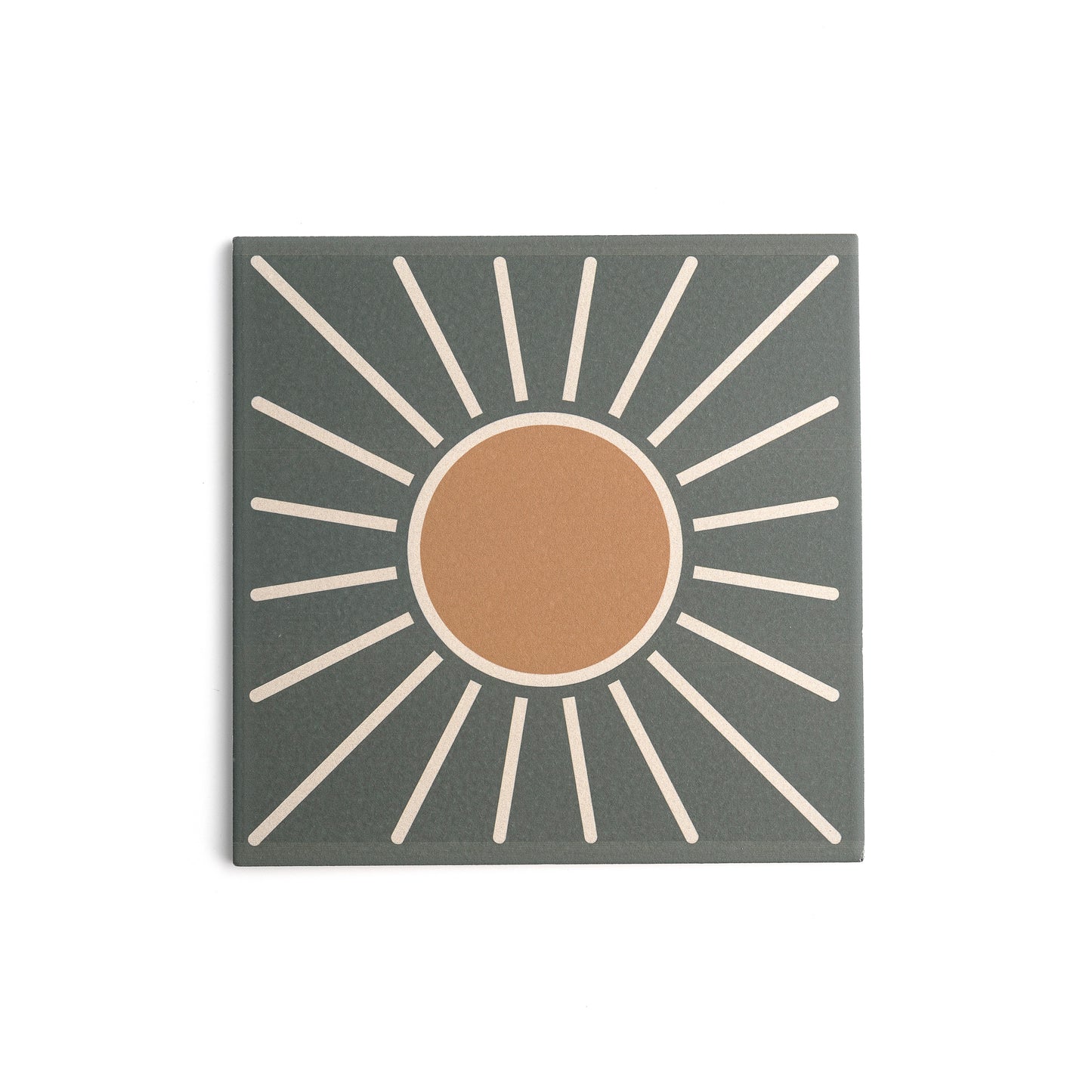 Sunny Days Ceramic Tile | Dark-Main Inventory-All Products,Patterns,Under 10-Riad Tile
