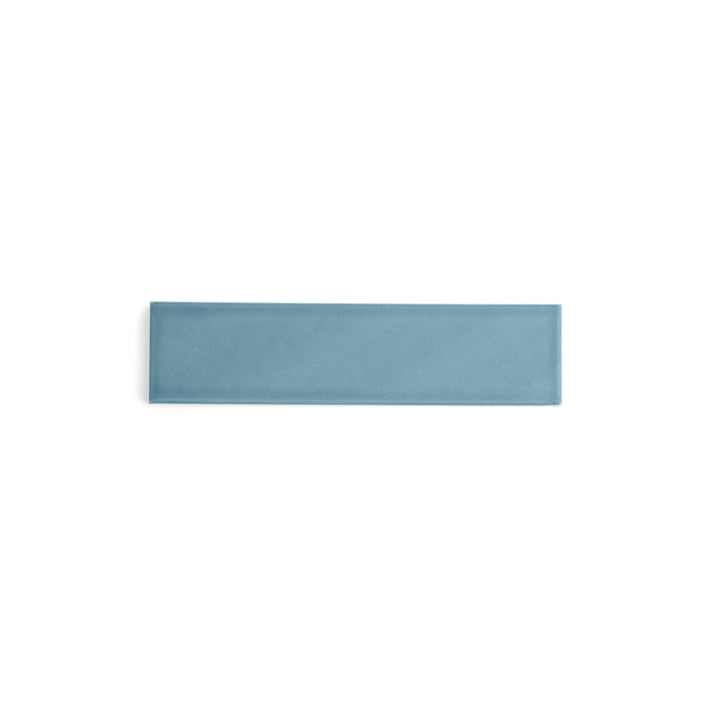 Sample: Aegean Blue 2x8 Ceramic Tile | Matte (1 sample piece)-Sample-Sample-Riad Tile