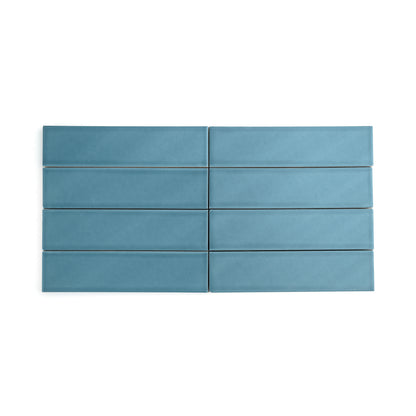 Aegean Blue 2x8 Ceramic Tile | Matte-Main Inventory-All Products,Solids,Under 10-Riad Tile