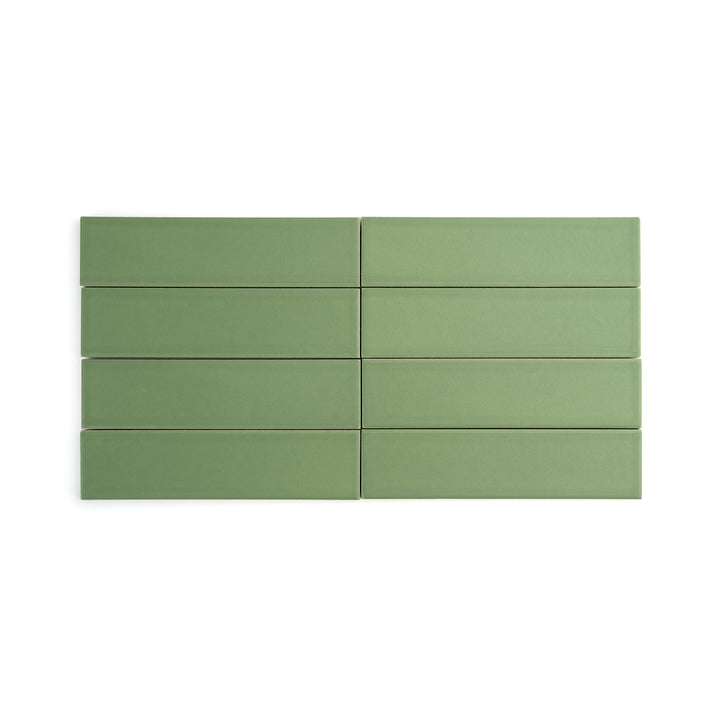 Cactus Green 2x8 Ceramic Tile | Matte-Main Inventory-All Products,Solids,Under 10-Riad Tile