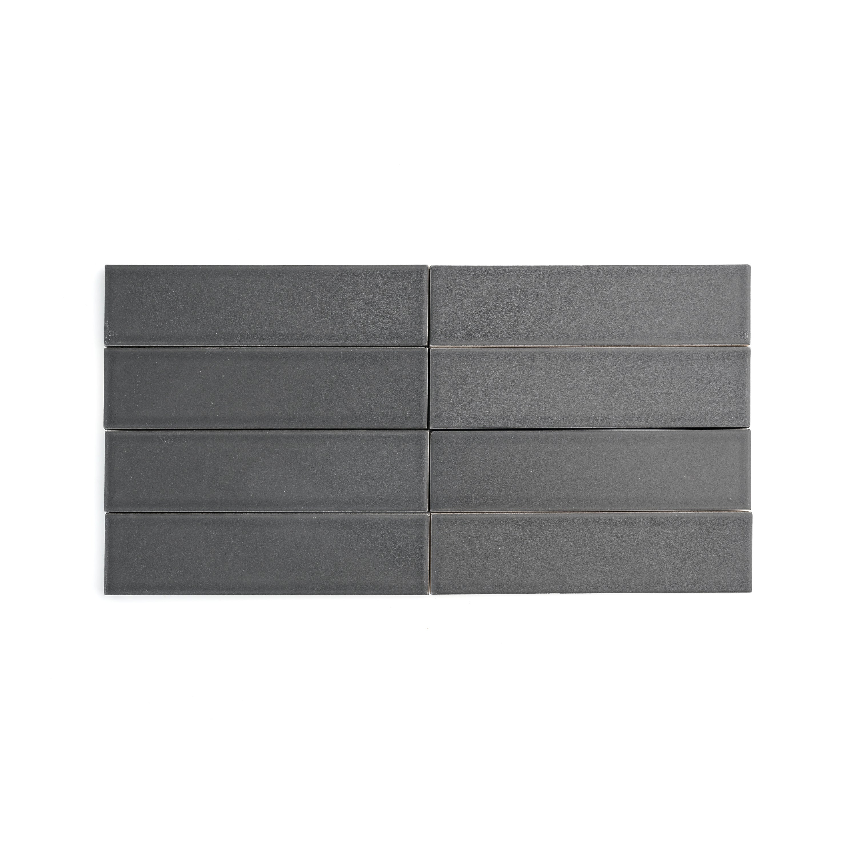 Deep Black 2x8 Ceramic Tile | Matte