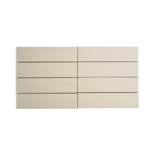 Latte 2x8 Ceramic Tile | Matte-Main Inventory-All Products,Neutral Ceramic,Solids,Under 10-Riad Tile