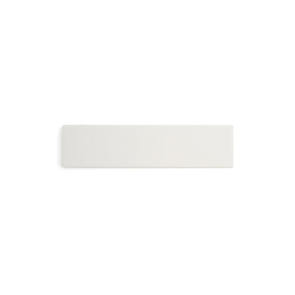 White ceramic tile with subtle pattern for kitchen walls