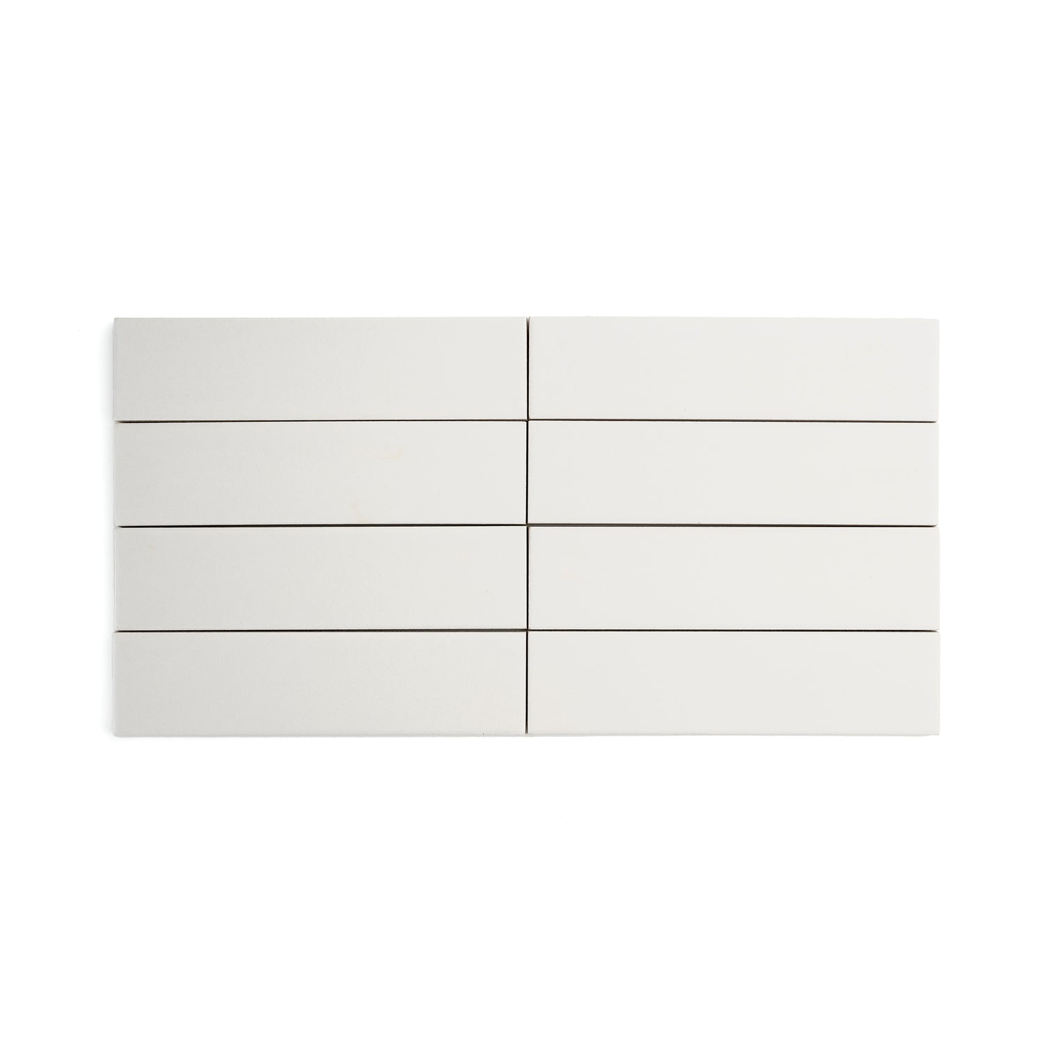 White 2x8 Ceramic Tile | Matte-Main Inventory-All Products,Neutral Ceramic,Solids,Under 10-Riad Tile