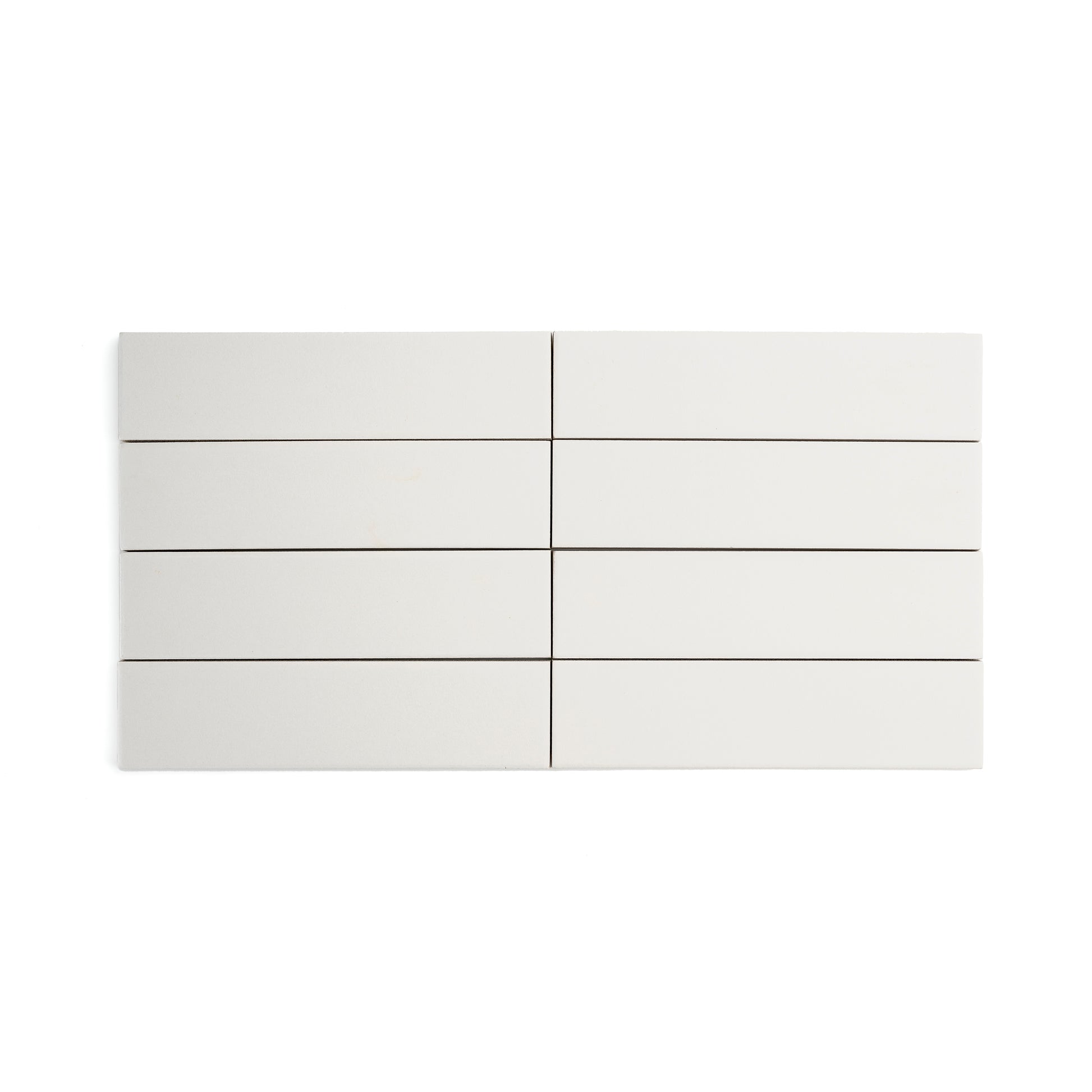 White 2x8 Ceramic Tile | Matte-Main Inventory-All Products,Neutral Ceramic,Solids,Under 10-Riad Tile