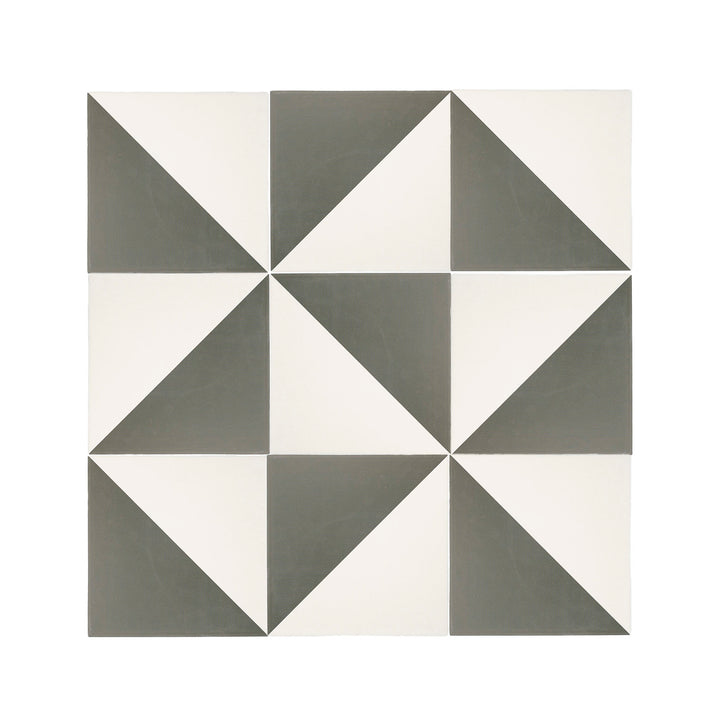 50/50 Black & White Ceramic Tile 8x8-Main Inventory-All Products,Patterns,Under 10-Riad Tile