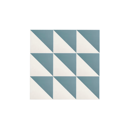 50/50 Blue & White Ceramic Tile 8x8-Main Inventory-All Products,Patterns,Under 10-Riad Tile